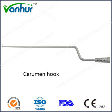 Otoscopy Instruments Curved Cerumen-Hook/ Ear Wax Hook